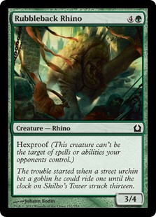 Rubbleback Rhino (Foil)