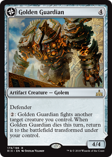 Golden Guardian / Gold-Forged Garrison (Foil)