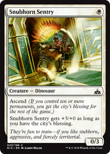 Snubhorn Sentry (Foil)