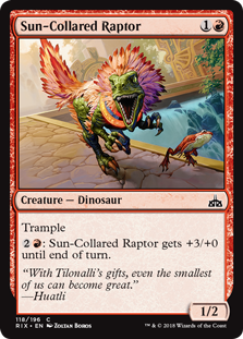 Sun-Collared Raptor (Foil)