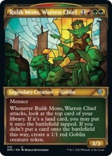 Rulik Mons, Warren Chief (Showcase) (Foil)