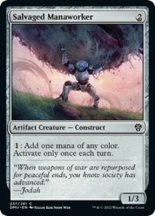 Salvaged Manaworker (Foil)