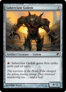 Saberclaw Golem