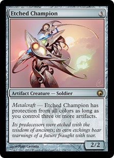 Etched Champion (Foil)