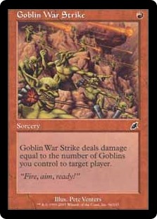 Goblin War Strike (Foil)