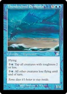 Thundercloud Elemental (Foil) Thundercloud Elemental (Foil)
