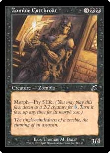 Zombie Cutthroat (Foil) Zombie Cutthroat (Foil)