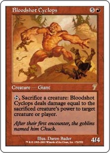 Bloodshot Cyclops (Foil)