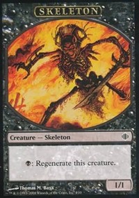 Skeleton Token - Shards of Alara