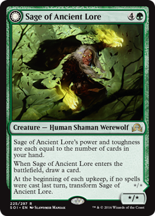 Sage of Ancient Lore / Werewolf of Ancient Hunger Sage of Ancient Lore / Werewolf of Ancient Hunger