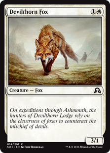 Devilthorn Fox (Foil)
