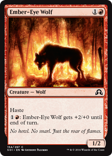 Ember-Eye Wolf (Foil)