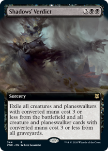 Shadow's Verdict (Extended Art) (Foil)