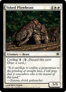 Yoked Plowbeast (Foil) Yoked Plowbeast (Foil)