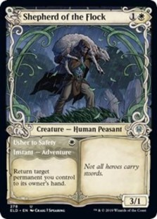 Shepherd of the Flock // Usher to Safety (Showcase Foil)