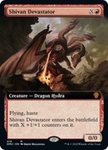 Shivan Devastator (Extended Art) (Foil)