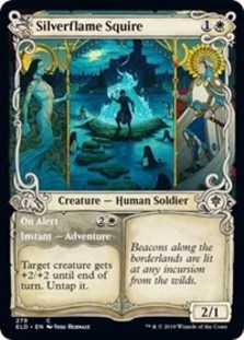 Silverflame Squire // On Alert (Showcase Foil)