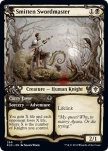 Smitten Swordmaster // Curry Favor (Showcase Foil)