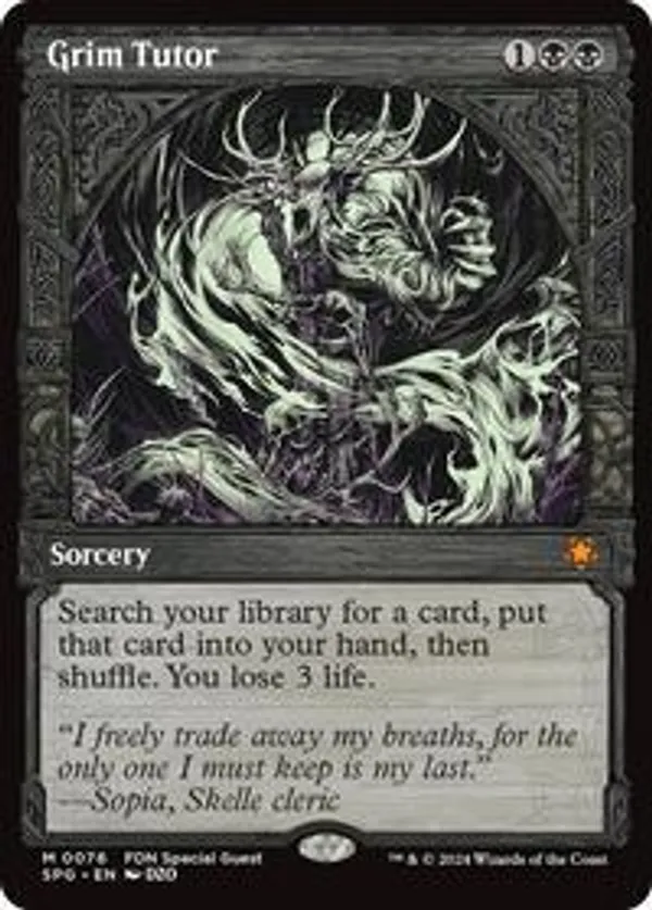 Grim Tutor (Showcase)