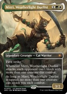 Mirri, Weatherlight Duelist (Borderless) (Foil)