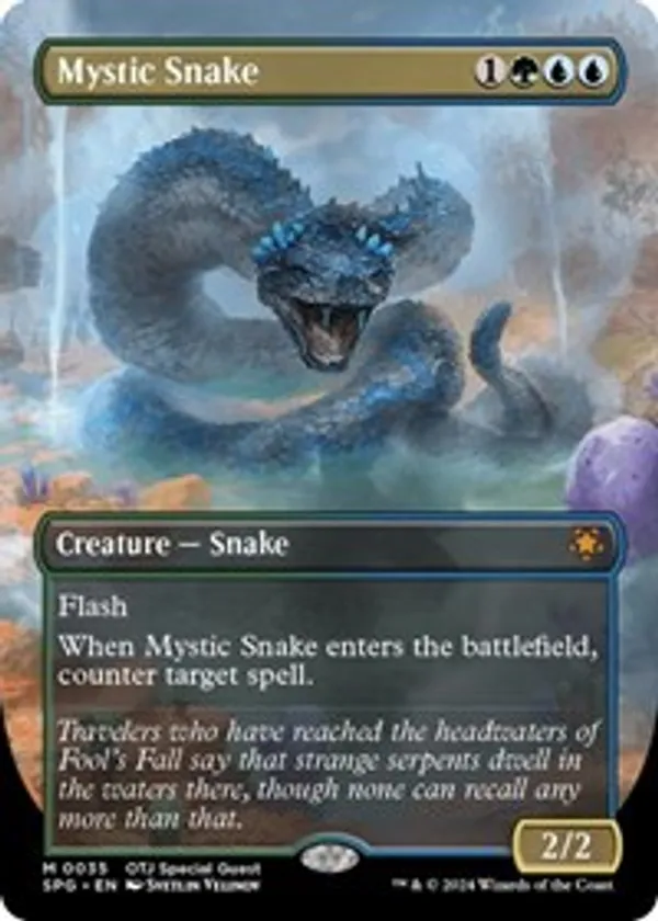 Mystic Snake (Borderless) (Foil)
