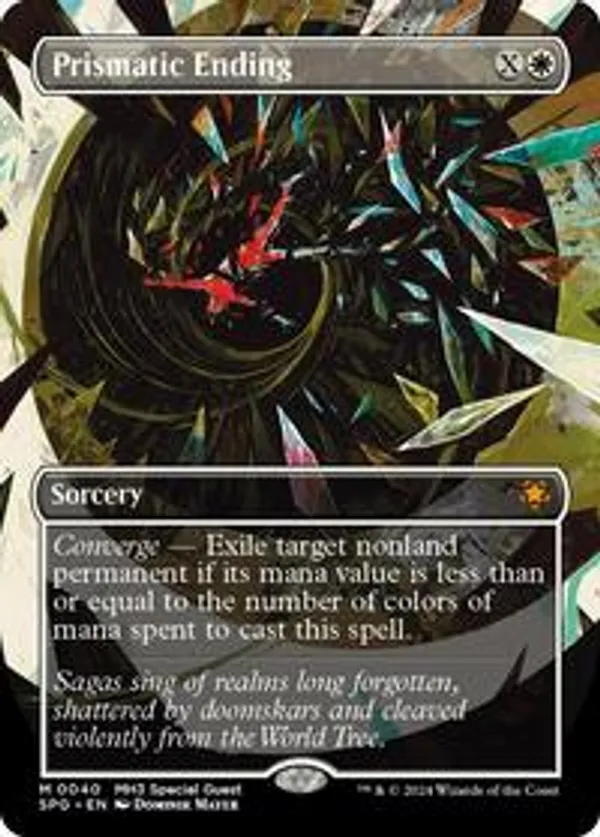 Prismatic Ending (Borderless) (Foil)