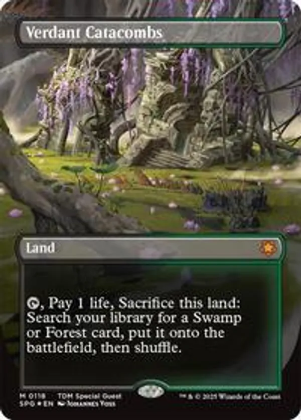 Verdant Catacombs (Borderless) (Dragonscale Foil)