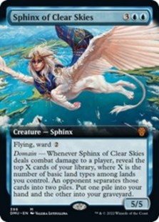 Sphinx of Clear Skies (Extended Art) (Foil)