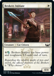 Brokers Initiate (Foil)