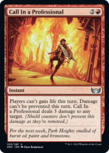 Call In a Professional (Foil)