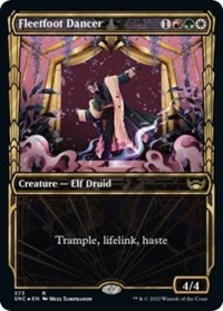 Fleetfoot Dancer (Gilded Foil) (Foil)