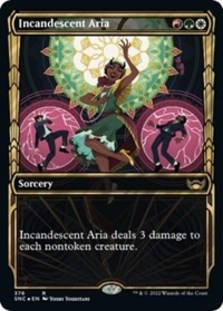 Incandescent Aria (Gilded Foil) (Foil)