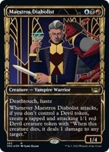 Maestros Diabolist (Gilded Foil) (Foil)