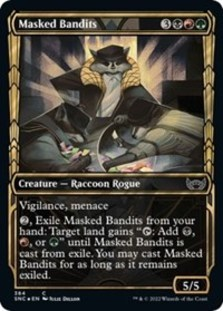 Masked Bandits (Gilded Foil) (Foil)