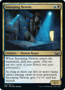 Snooping Newsie (Foil)