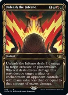Unleash the Inferno (Gilded Foil) (Foil)