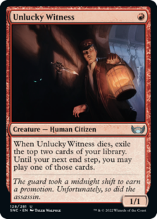 Unlucky Witness (Foil)