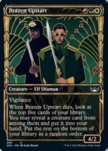 Brazen Upstart (Showcase) (Foil)