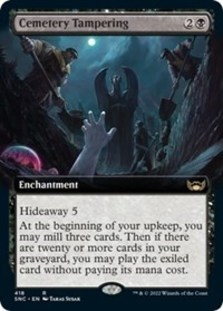 Cemetery Tampering (Extended Art) (Foil)