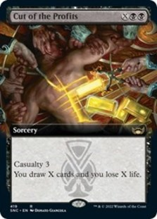Cut of the Profits (Extended Art) (Foil)