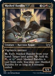 Masked Bandits (Showcase) (Foil)