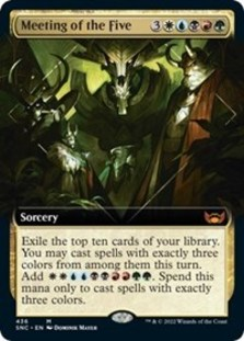Meeting of the Five (Extended Art) (Foil)