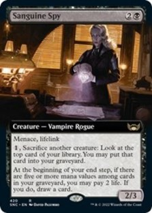 Sanguine Spy (Extended Art) (Foil)