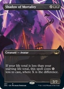 Shadow of Mortality (Borderless) (Foil)