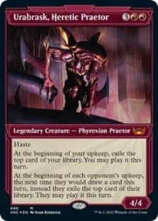 Urabrask, Heretic Praetor (Showcase) (Foil Etched) (Foil)