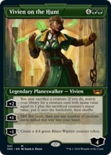 Vivien on the Hunt (Showcase) (Foil Etched) (Foil)