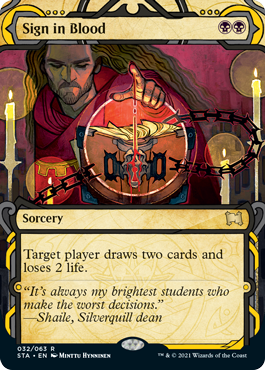 Sign in Blood (Foil)