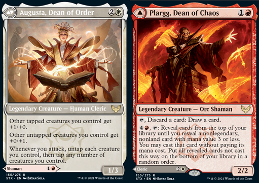Plargg, Dean of Chaos // Augusta, Dean of Order