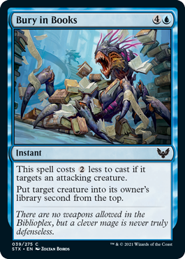 Bury in Books (Foil)
