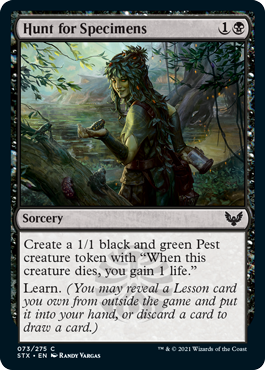 Hunt for Specimens (Foil)